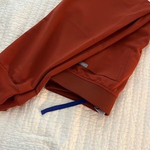 Figs burnt orange joggers